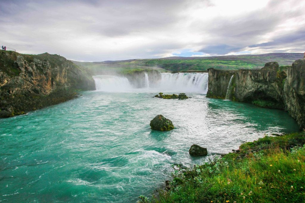 Picture of Goðafoss waterfall in Iceland