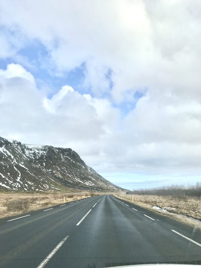 Picture of road trip from Reykjavik