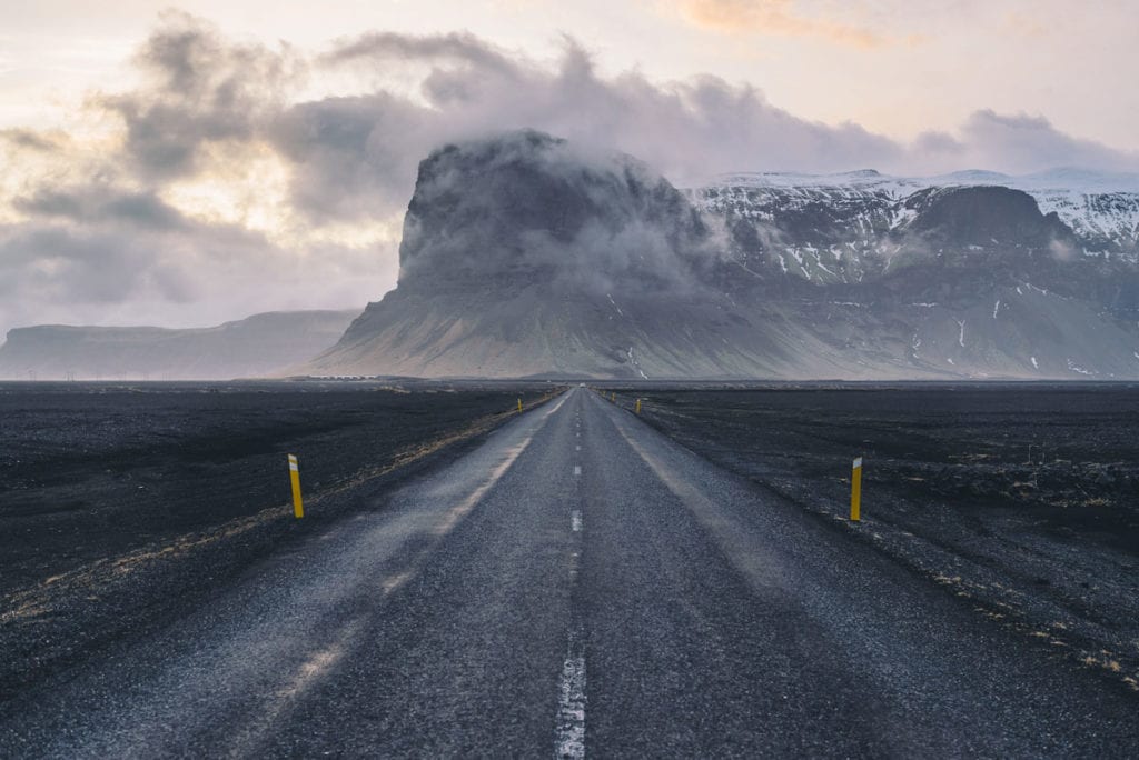 Driving the south coast in Iceland
