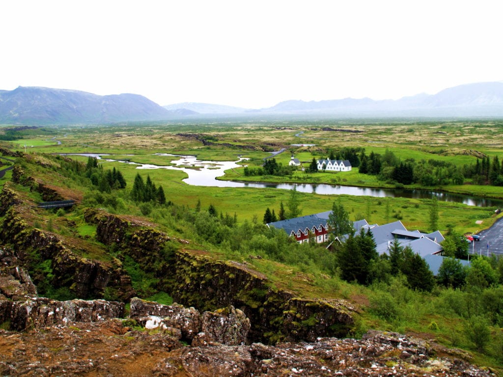 Thingvellir_National_Park. one of the national parks in Iceland