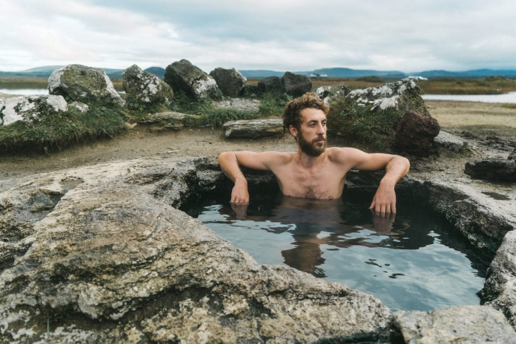 thermal pools in Iceland