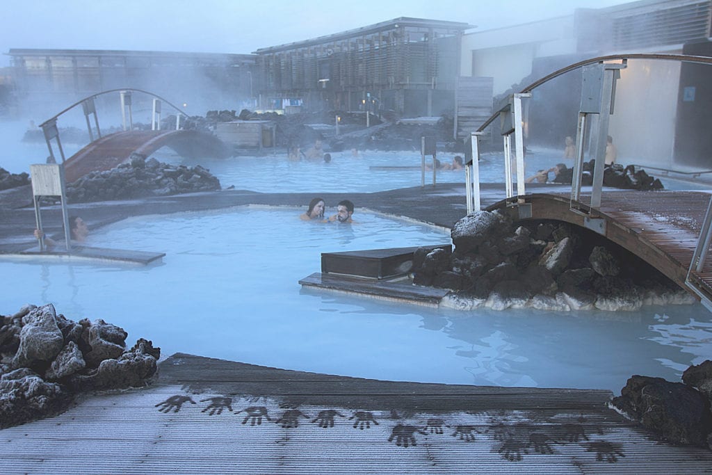 thermal pools in Iceland - Blue Lagoon